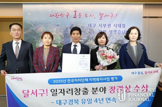 일자리·복지 선도도시 달서구, 보건복지부 ‘사회서비스 일자리창출’ 4년 연속 우수기관 선정