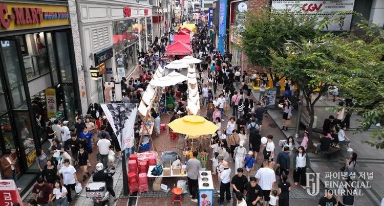 대구 중구, 동성로 디지털 미디어 랜드마크 조성 본격화(동성로 전경)